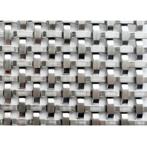 2 Mesh 400 Mesh Count Architectural Woven Wire Mesh With 59% Opening Area