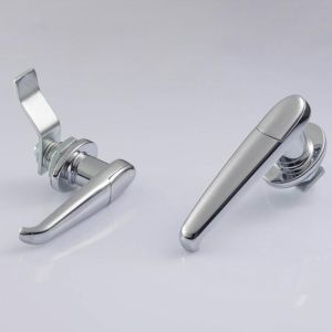 Chrome Plating Silver Push Pull Cabinet Latch 105x13.8mm