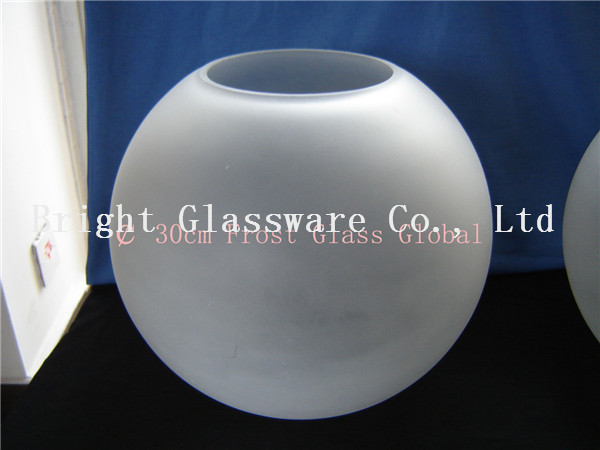 Buy cheap frosted glass lamp shade, glass global cover from wholesalers