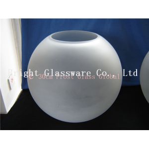 Buy cheap frosted glass lamp shade, glass global cover from wholesalers