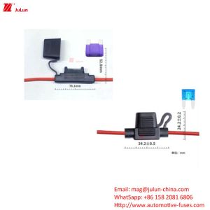 Buy cheap Automobile Insert Fuse Holder, Automobile Waterproof Fuse Holder, Wire Harness Fuse Box, The Contact Material Is Tinned Copper from wholesalers