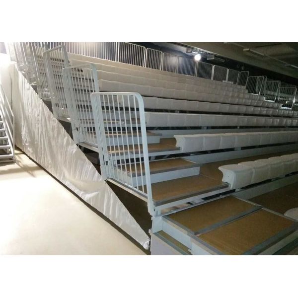 Electrically Telescopic Retractable Seating System , Movable Stadium Seating For