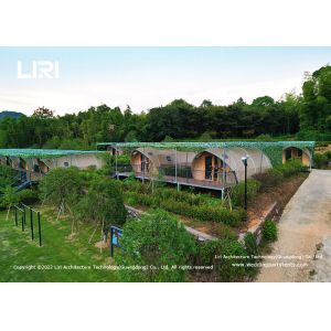 China Customized Luxury Glamping Tents Holiday Hotel Dessert Shell Shape For Resorts on sale