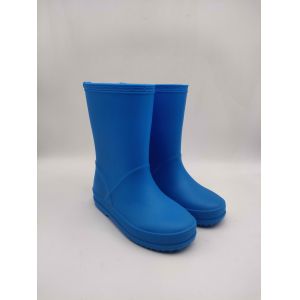 Buy cheap Fashionable Matt Finished Boys Rain Boots Kids PVC Wellington Boots With Back Loop from wholesalers