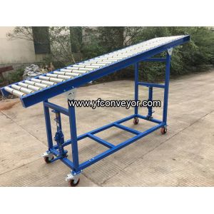 Buy cheap Gravity Telescopic Roller Conveyor for Unloading Containers from wholesalers