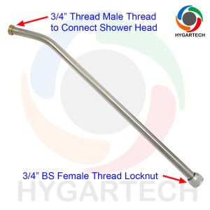 Aluminum Soft Rain Water Spray Lance With Thumb Control