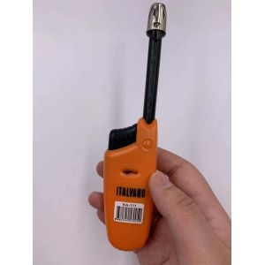 11.87*2.08*3.73cm Refillable Aluminimum BBQ Kitchen Lighter with ISO22702