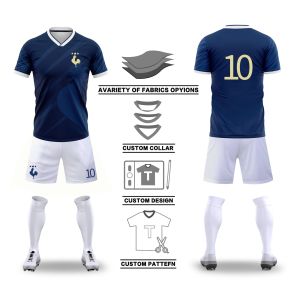 Buy cheap Quick Dry Custom Team Jersey Breathable LightWeight Striped Soccer Shirt from wholesalers