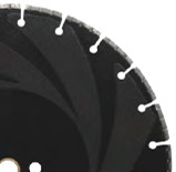 Turbo Segment Ductile Sides Diamond Cutting Blade Circular Shape For Cast Iron