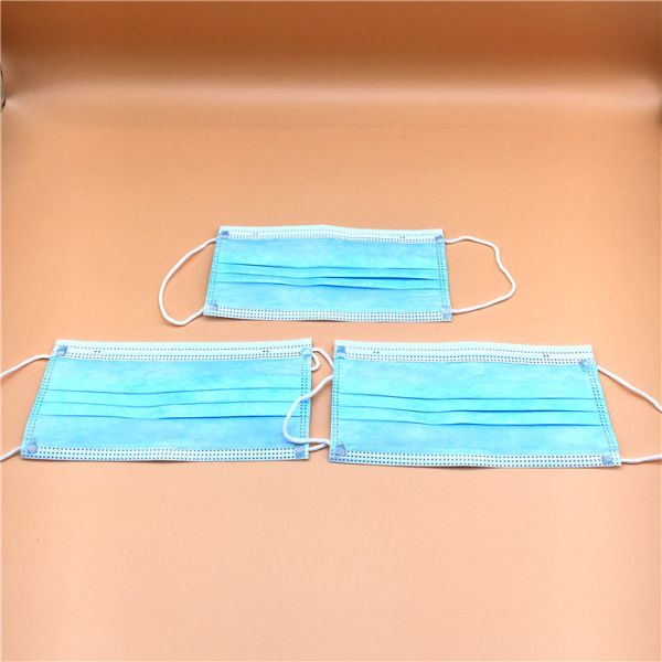 Quality High Filtration Rate Non Woven Fabric Face Mask Blue or Color Customized for sale