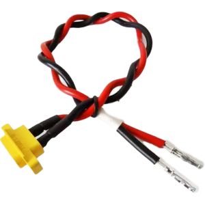 Buy cheap Custom Rechargeable Battery Wire Harness Black With Shielded Battery Adapter product
