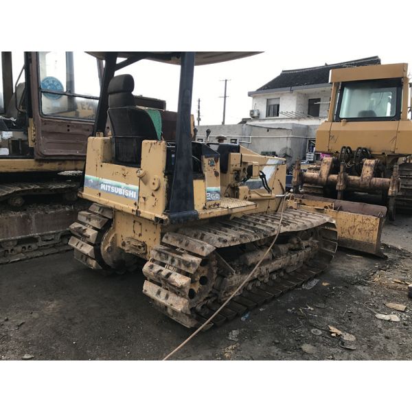 Buy cheap 6 Way Blade Used Crawler Bulldozer , Mini Mitsubishi BD2G Dozer 5 Roller Track Frame from wholesalers