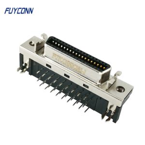 PCB Female SCSI Connector R/A Female SCSI 36 pin Servo Connector