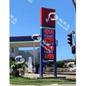 Buy cheap Energy Saving LED Gas Signs Auto-Dimming Brightness Control for Gas Station Market from wholesalers