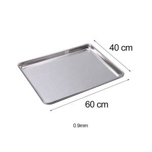 40*60 Cm European Baking Tray Rectangle Aluminum Baking Pan Iron-Wire In Roll