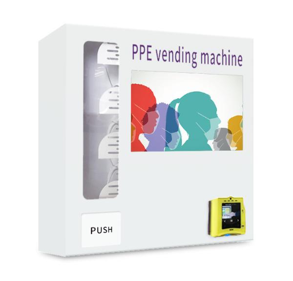 Buy cheap Mini Wall Mount Face Masks Vending Machine Remote Control Ppe Vending Machine For Sale from wholesalers