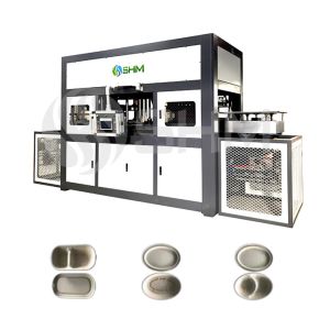 Buy cheap Best Disposable Paper Lunch Box Making Machine Using Bagasse Pulp from wholesalers