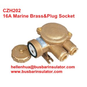 Buy cheap 10A/16A marine brass plug&socket CTH101 high current brass electrical plug in bulk from wholesalers