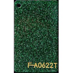Buy cheap Green Emerald Glitter Acrylic Sheets Impact Resistance Easy To Clean from wholesalers