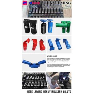 Customized length self-cleaning wing rollers enhance conveyor efficiency and