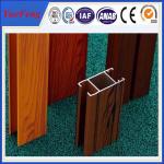 Buy cheap Chinese new product wood colour aluminium profile rail for sliding door / aluminum railing from wholesalers
