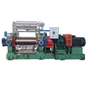 55KW Rubber Mill Machine for Mixing Rubber on 2100mm Length Open Mill