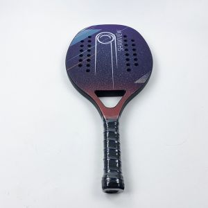 ODM Padel Tennis Racket 3 K Beach Paddle Ball Set With Bag Mid Balance