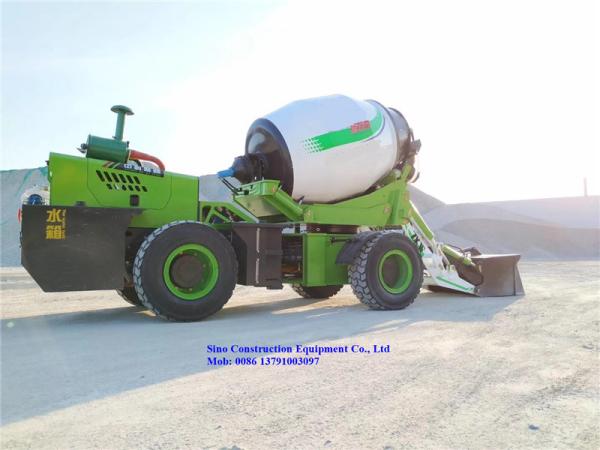 Buy cheap SCEC Concrete Handling Equipment 4m3 Self Loading Concrete Mixer Truck Machine from wholesalers