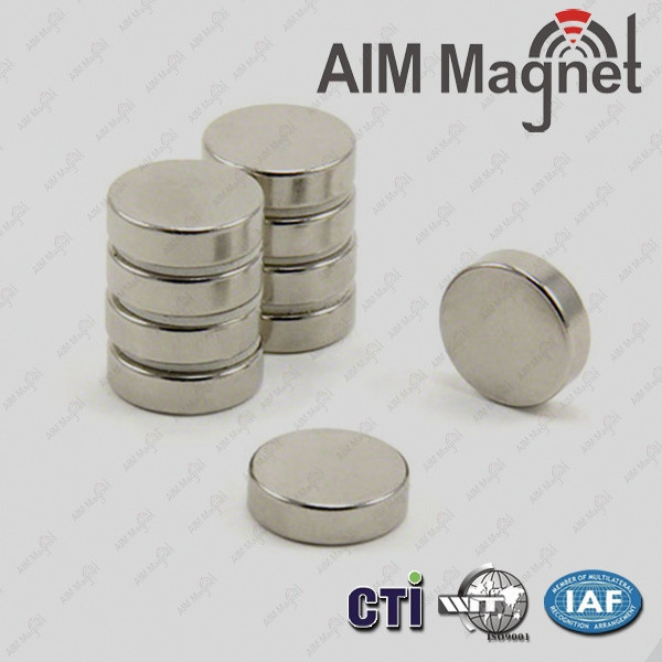 Quality High quality strong n42 sintered ndfeb permanent disc neodymium magnet for sale