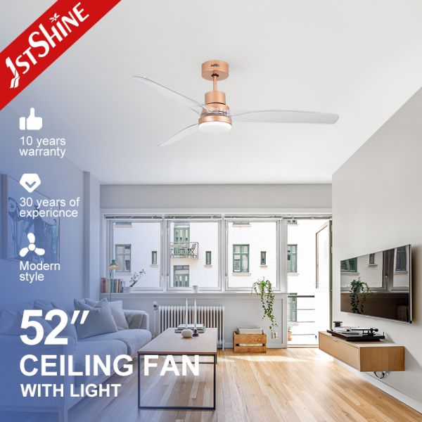 Buy cheap 52-Inch Ceiling Fan with Transparent Blades & LED Light from wholesalers