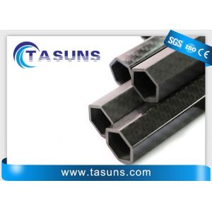 Buy cheap 3k Plain Matte Carbon Fiber Hex Tube Mold Pressing from wholesalers