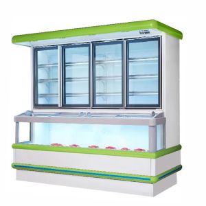 Buy cheap Commercial Combination Island Display Freezer Refrigerator With Big Capacity from wholesalers