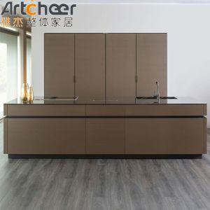 Buy cheap Pvc Board Kitchen Cabinet Modular Design with Customized Size Quartz Stone Top from wholesalers