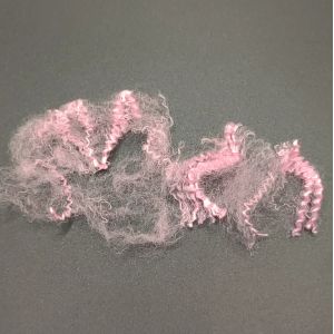 Natural Color 15D*64mm Recycled Custom Multicolor Polyester Fiber For Yarn