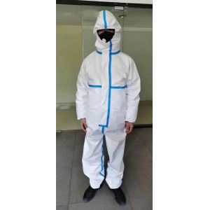 Antivirus Medical Protective Coveralls Disposable Protective Suit Against Germs