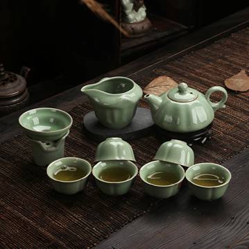 Quality Mid-range Ge Yao Tea Set for sale