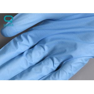 Buy cheap Non Slip Clean Room Blue Disposable Nitrile Gloves Dust Proof from wholesalers
