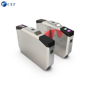 QR Code Flap Barrier Gate with DC Brushed Motor and Automatic Reset for Secure