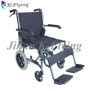 Buy cheap Aluminm Alloy Backrest Manual Foldable Wheelchair Adult Disabled from wholesalers