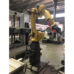Automatic Robotic Grinding Cell , Robotic Deburring Machine For Hardware Fitting
