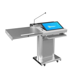 Multi Language Multimedia Podium Lectern Foldable Smart Lectern