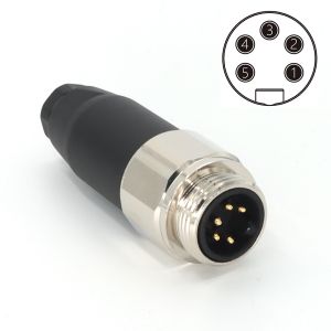Buy cheap 7/8 Connector Field-wireable Assembly Connector 5 Pin A Code Male from wholesalers