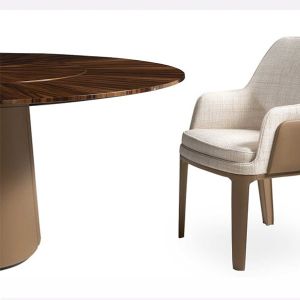 Buy cheap Pine Burl Luxury Modern Dining Room Tables 1.6m Kitchen Table Sets from wholesalers