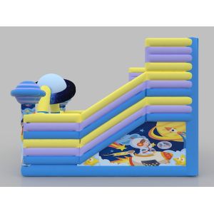 Buy cheap PVC Inflatable Castle Blue Ocean Bounce House 16yrs Slip And Slide Bounce House from wholesalers