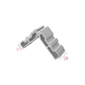Buy cheap Double-Point punching Corner Connector by crimping machine with Pin Screw for Windows from wholesalers