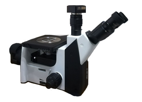 Buy cheap 50X-1000X Inverted Optical Microscope Metallurgical WF PL10X Trinocular from wholesalers