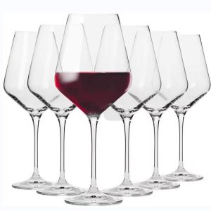 Buy cheap Custom Hand Blown White Wine Glasses Clear Burgundy Wine Glasses product