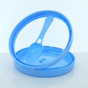 Buy cheap OEM Accepted 502 Milk Powder Can Lid Flip Top Cap Food Grade Pp Closure with Spoon from wholesalers