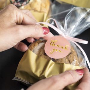 1000pcs Flexo Printing Adhesive Label Sticker Custom Plastic Round SGS