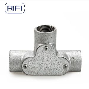 Buy cheap 20MM GI Electrical Conduit Fittings Hot DIP Galvanized Tee Elbow from wholesalers